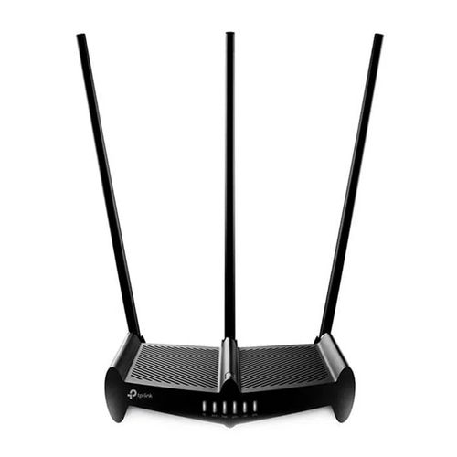 Router TP-Link inalámbrico, banda 2.4 GHz, 450 mbps, 4 puertos LAN, 3 antenas 9Dbi, cobertura 1000 metros