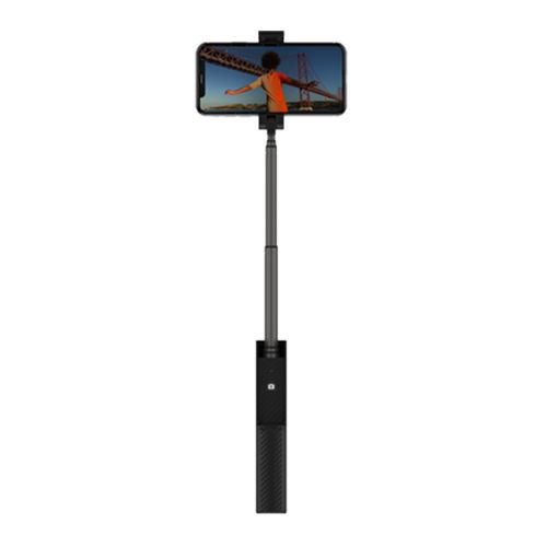 Selfie stick Philips DLK3613N, bluetooth, hasta 77.5cm, aluminio, negro