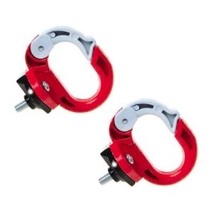 Set de ganchos New Image para Xiaomi M365 aleación de aluminio, máx. 25 kg, rojo y blanco