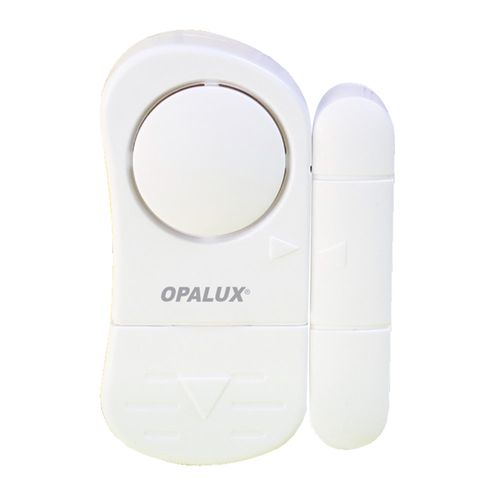 Alarma y timbre magnético Opalux OP-9805A, 2 tonos, usa pila, para puertas, ventanas y aparadores