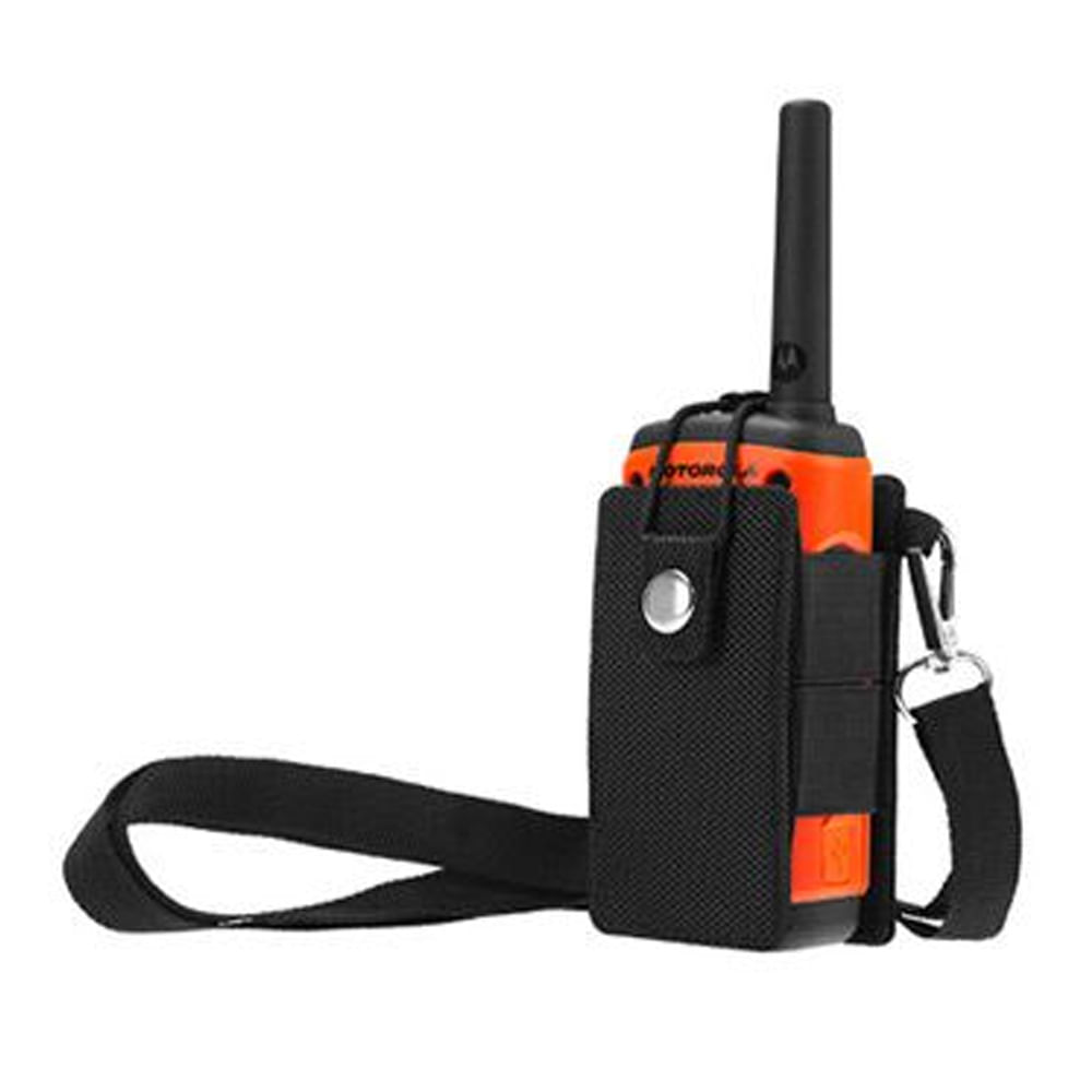 Funda para radio frs Motorola para Talkabout T200/T400/T600, correa ajustable, negro