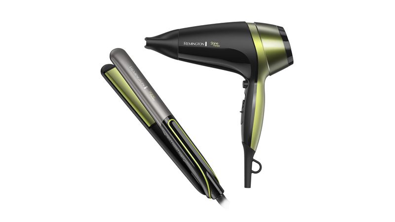 Combo Remington Shine Therapy alisadora cer mica secadora 2100w