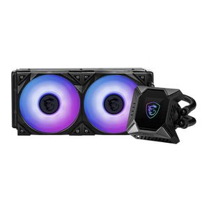Sistema de refrigeración líquida MSI MPG Coreliquid K240, ARGB, 240 mm, 2 FAN, pantalla LCD 2.4"