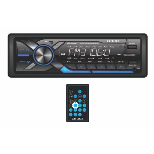 Autoradio Aiwa AW-3269BT 50W X 4, bluetooth, radio FM/USB x 2/SD/APP, luces 7 colores