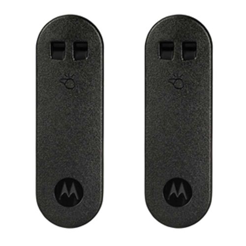 Doble clip de cinturón con silbato Motorola para radio frs Talkabout T400/T600, negro