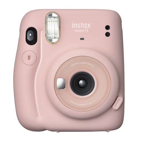 Cámara instantánea Fujifilm Instax mini 11 enfoque automático, lente 60mm, rosado