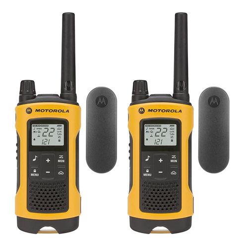 Radio FRS Motorola Talkabout T400 set de 2, 14 canales, alcance 35 km, IP54, aprox. 12 horas