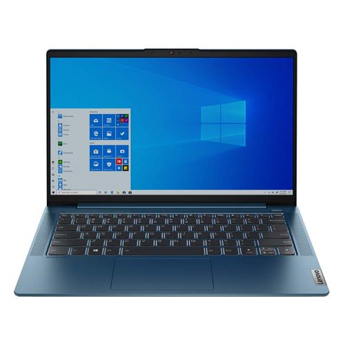 Laptop Lenovo IdeaPad 5i 14" FHD, Intel Core i7 11va Gen-1165G7, 512GB ssd, 8GB ram, Iris Xe, Win10 Home, teclado español, azul