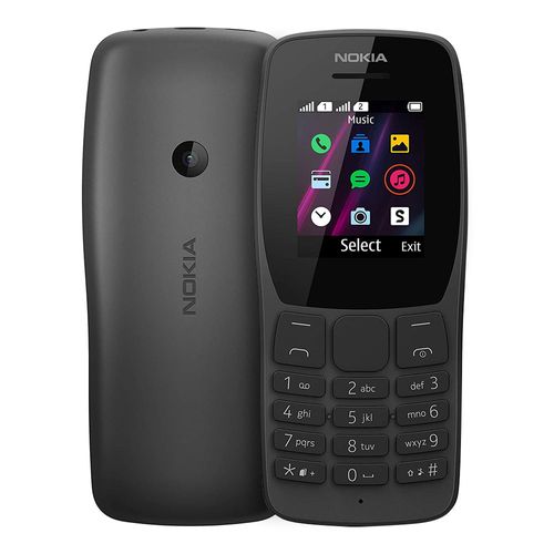 Celular Nokia 110, cámara VGA, 32MB, 32 MB ram, 1.77", negro