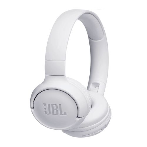 Audífonos bluetooth on ear JBL T510 Pure Bass máx. 40 horas, control de música y llamadas, blanco