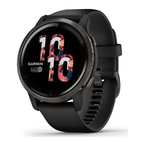 Smartwatch Garmin Venu 2 gps,  1.3", resistente al agua 5ATM, máx. 11 días, negro