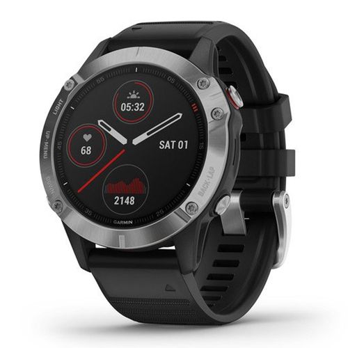 Smartwatch Garmin Fenix 6, gps, 1.3", resistente al agua 10 ATM, máx. 14 días, negro