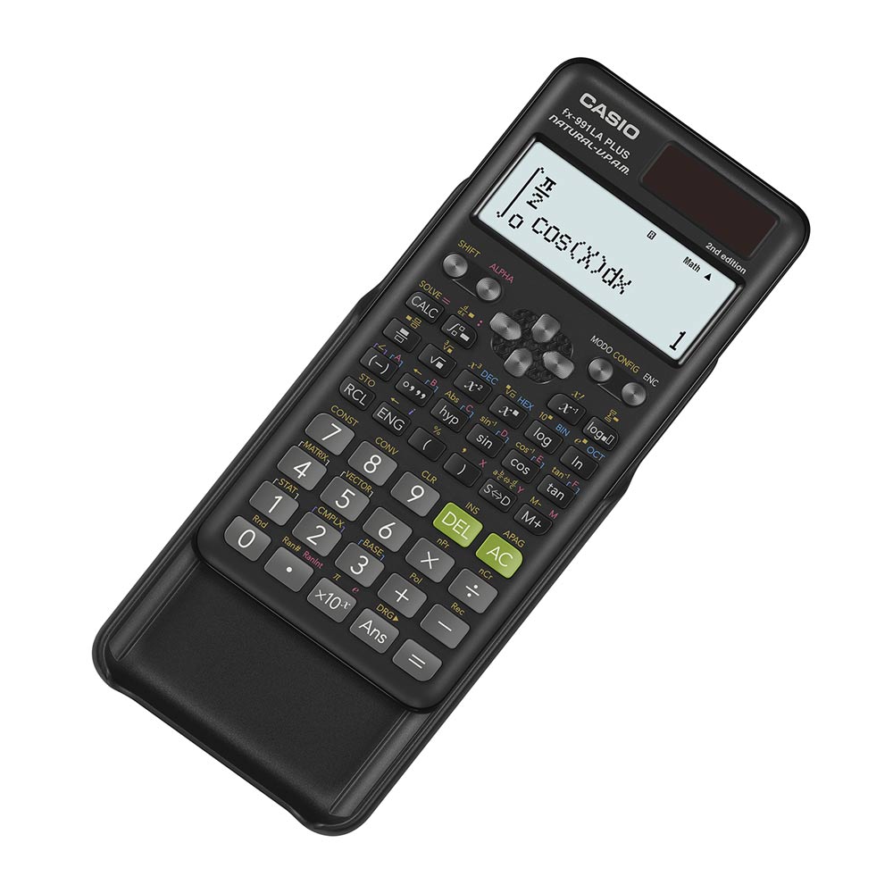 Creyente Noreste vacante Calculadora científica Casio FX-991LAPLUS 2 generación, 12 dígitos, 417  funciones, funciona a pila y energía solar, negro - Coolbox