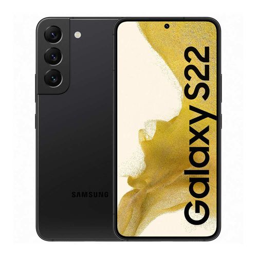 Celular Samsung Galaxy S22 128GB, 8GB ram, cámara principal 50MP + 12MP + 10MP, frontal 10MP, 6.1", negro