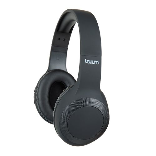 Audífonos bluetooth on ear Izuum Black Beat micrófono incorporado, máx. 5 horas, control de música y llamadas, negro