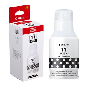 Botella de Tinta Canon GI-11 Negro rinde 7600 páginas 135 ml