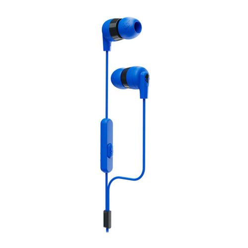 Audífonos in ear con micrófono Skullcandy Ink'd+ almohadillas de silicona, conector 3.5 mm, control de música y llamadas, azul