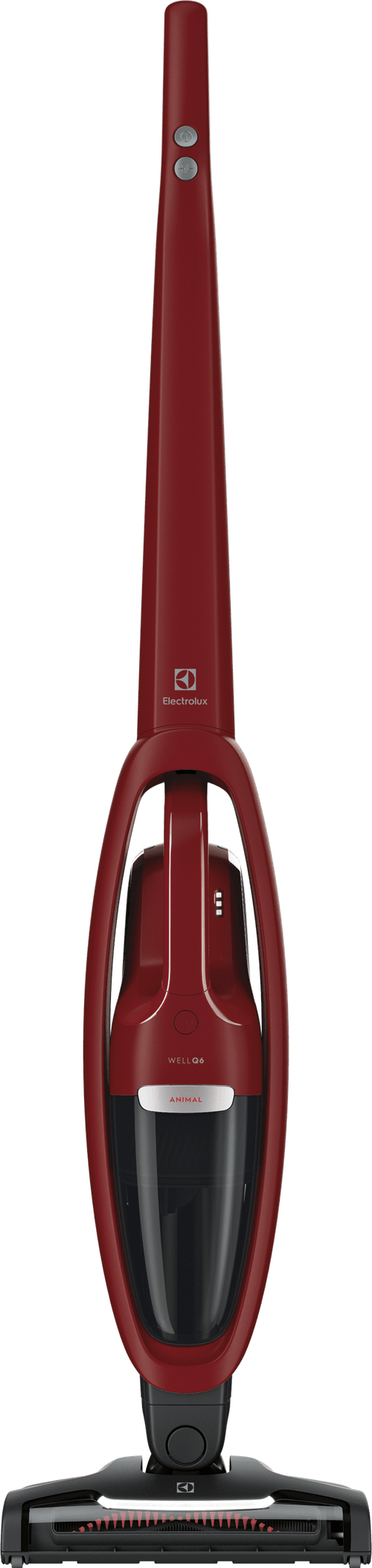 Aspiradora inalámbrica Electrolux ERG36 Ergorapido Well Q6, 2 en 1: Vertical y De mano, portátil, rojo