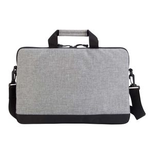 Maletín para laptop Targus Strata 15.6", correas ajustables, compartimientos, gris