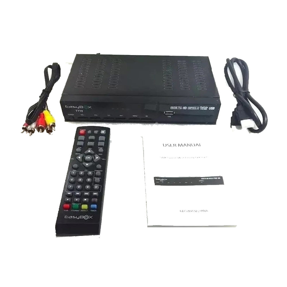 Sintonizador y Antena Digital para televisor antiguo - EASYBOX Easy Corp
