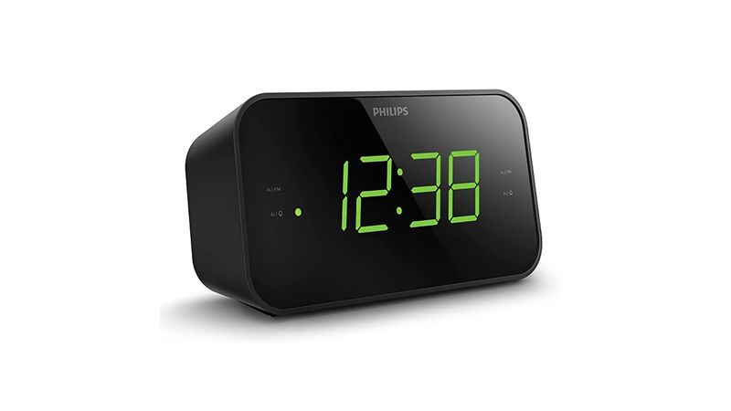 Radio reloj despertador Philips TAR3306 FM, alarma dual