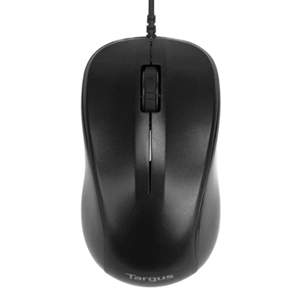 Mouse alámbrico Targus AMU80US, conexión usb, 1000 dpi, 3 botones, negro