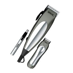 Kit de corte de cabello Wahl Deluxe Groompro 21 piezas, plateado