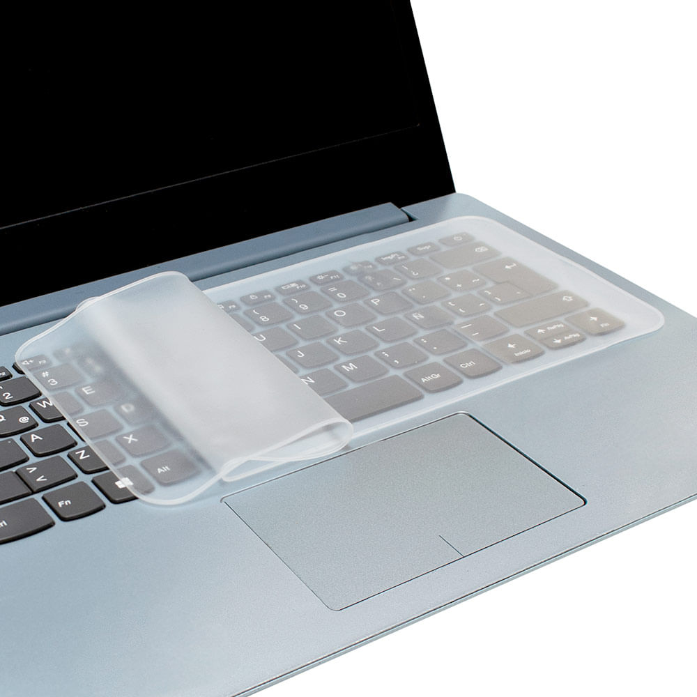 paño limpiador para proteger pantalla y teclado de computadora., gris