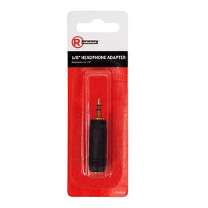 Adaptador para audífonos Radioshack de 1/4" a 1/8", puntas chapadas en oro