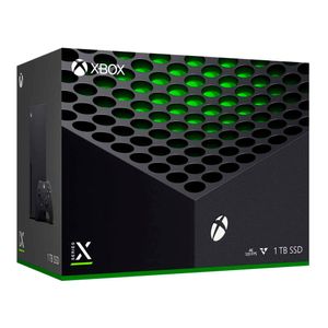 Consola gamer Xbox Series X 1TB, 12 teraflops, SSD ultrarrápido, 4K real, HDR y hasta 120 FPS