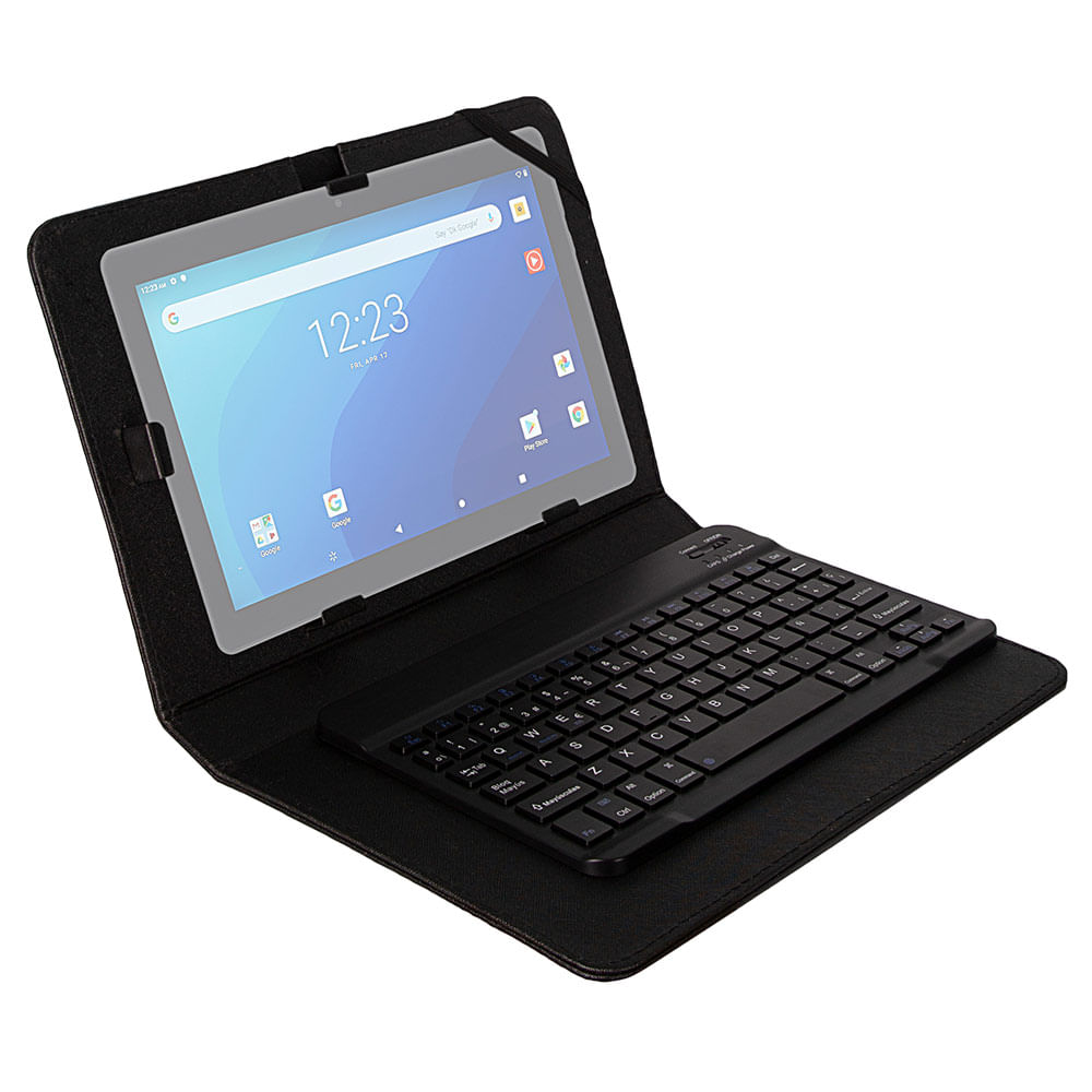Ortografía ideología Karu Estuche para tablet Teraware 10" con teclado bluetooth, negro - Coolbox