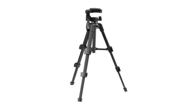 Trípode para cámara fotográfica, altura de 66 cm - 167 cm, compatible con  Nikon, Canon, Sony, cabezal giratorio 360°, aluminio, carga máx. 3 kg -  Coolbox