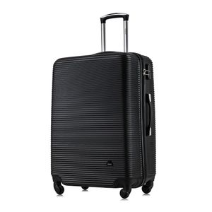 Maleta de bodega Dukap Royal 61 cm, capacidad 15 kg, 4 ruedas 360°, cerradura de combinación, ABS, negro