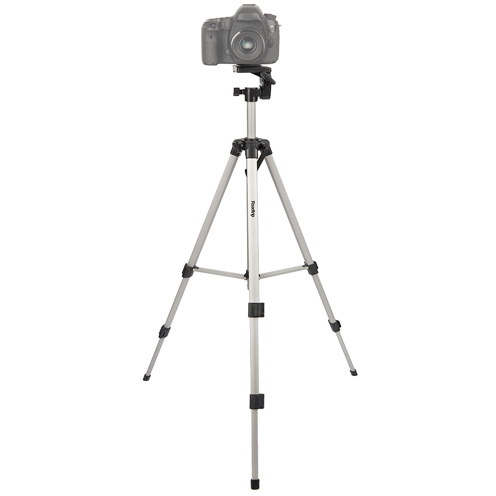 Trípode para cámara fotográfica, altura 51.6 cm - 136 cm, compatible con  Nikon, Canon, Sony, cabezal giratorio 360°, aluminio, carga máx. 3 kg