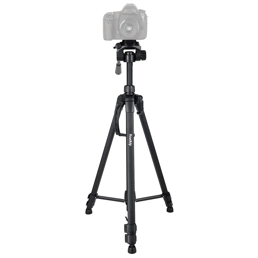 Trípode para cámara fotográfica 61 cm - 156 cm, compatible con Nikon, Canon, Sony, cabezal giratorio 360°, aluminio, máx. 3 - Coolbox
