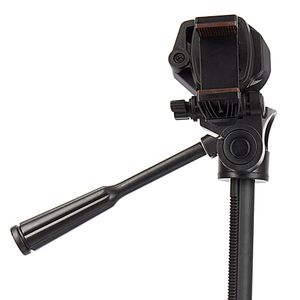 Trípode para cámara fotográfica altura 61 cm - 156 cm, compatible con Nikon, Canon, Sony, cabezal giratorio 360°, aluminio, carga máx. 3 kg