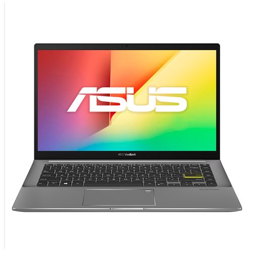 Laptop Asus VivoBook S433E, Core I5-1135G7 14″ Full HD, 512GB ssd, 8GB ram, Iris Xe, Win10 Home, teclado inglés, plata