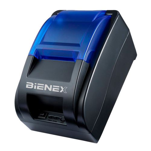 Impresora ticketera termica Bienex 57mm, conexión bluetooth/usb, puerto RJ11