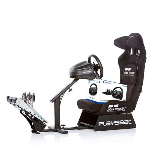 Simulador de auto de carreras Playseat Gran Turismo + Timón Logitech G29 PS4/PS5/PC