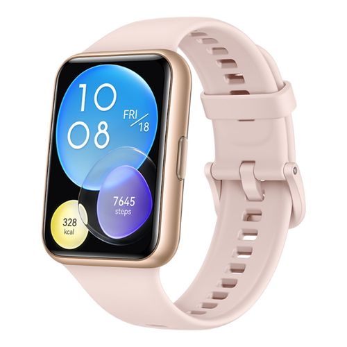 Smartwatch Huawei  Watch Fit 2 gps, resistente al agua 5ATM, IP68, máx 10 días, 97 modos deportivos, 1.74" rosado
