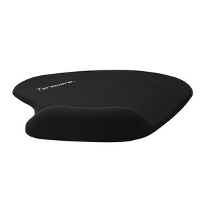 Mouse pad ergonómico Teraware S, medidas 22cm x 19cm, con soporte de muñeca, color negro