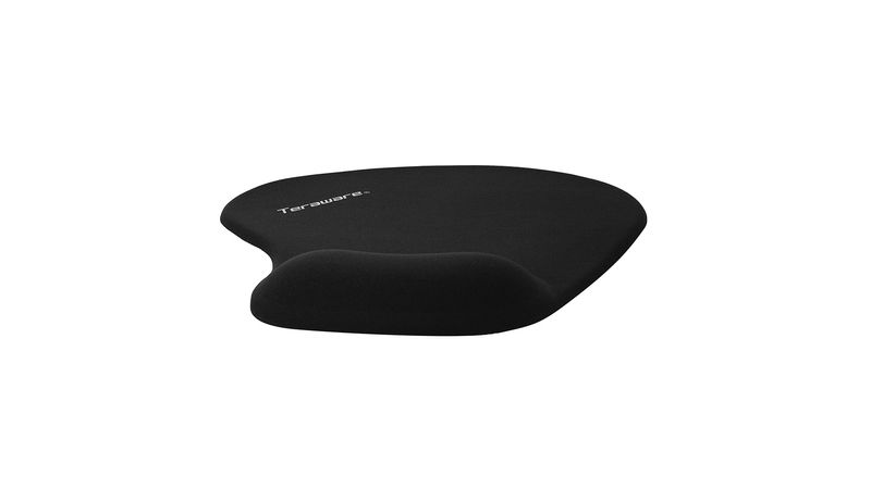 Mouse pad ergonómico Teraware S, medidas 22cm x 19cm, con soporte de  muñeca, color negro