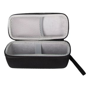 Estuche para parlante JBL Flip 5/6  y/o baterías externas,  exterior rígido con asa, interior de material suave