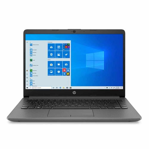 Laptop HP 14-dk1015la 14", AMD Athlon 3050U, 256GB ssd, 4GB ram, Radeon, Win10, teclado español, silver (reempacada)
