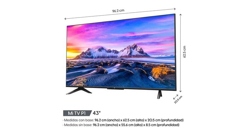 préstamo tablero lapso Smart TV Xiaomi Mi TV P1 4K 43" LED, Ultra HD, sistema android integrado,  ELA4660LM - Coolbox