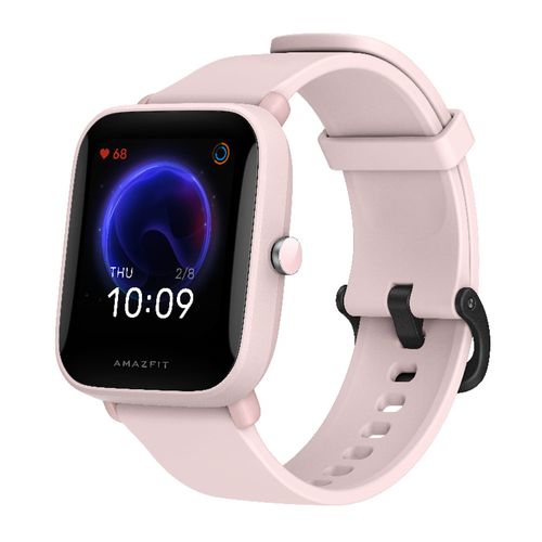 Smartwatch Amazfit Bip U Pro, Gps, resistente al agua 5ATM, máx 9 días, 60 modos deportivos, 1.43", rosado