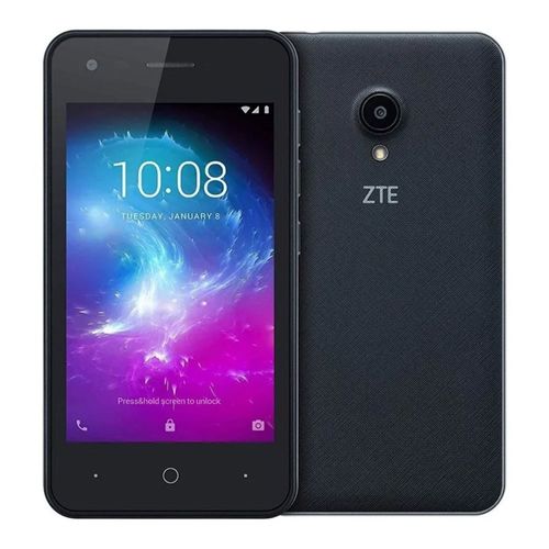 Celular ZTE Blade L130 3G, 8GB, 512MB ram, cámara principal 5MP, frontal 1.3MP, 4", negro