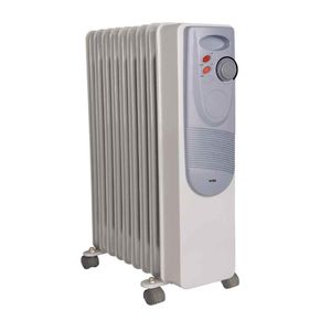 Estufa a aceite Sole portátil, 2000w, cubre hasta 17m2, 9 celdas, blanco humo