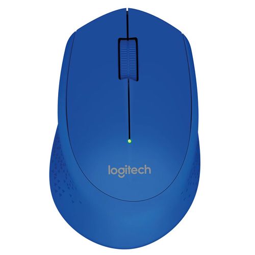 Mouse inalámbrico Logitech M280 nano receptor, 1000 dpi, 3 botones, usa pila, azul