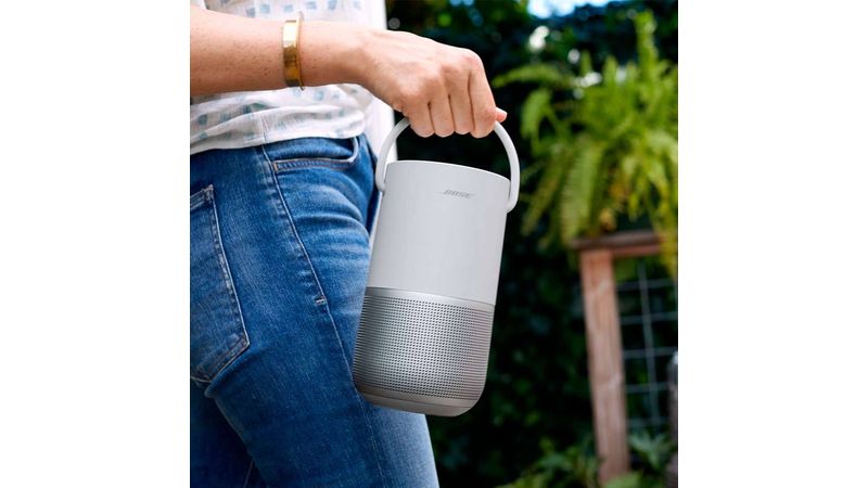 Parlante bluetooth Bose Home Portable Smart Speaker con asa, IPX4, máx. 12  horas, negro - Coolbox